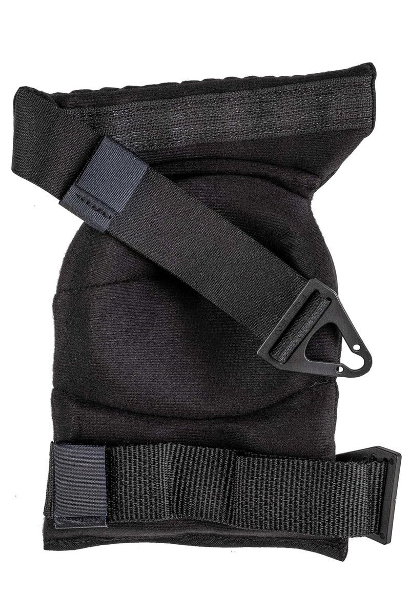 Alta 52913.00 AltaCONTOUR Knee Protector Pad, Black Cordura Nylon Fabric, AltaLOK Fastening, Flexible Cap, Round, Black (One Pair) - Image 3